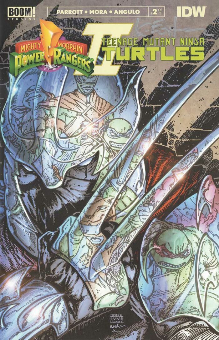 MMPR/TMNT II, Issue 2 – Eastman Variant – Signed