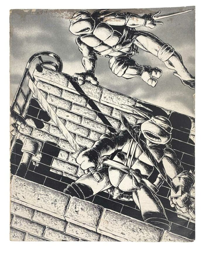 Teenage Mutant Ninja Turtles Vol. One TPB Signed and Sketched by Kevin Eastman 1989
