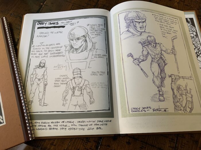 TMNT The Kevin Eastman Notebook Series: 2016 IDW Convention Exclusive with SIGNED tip-in-plate