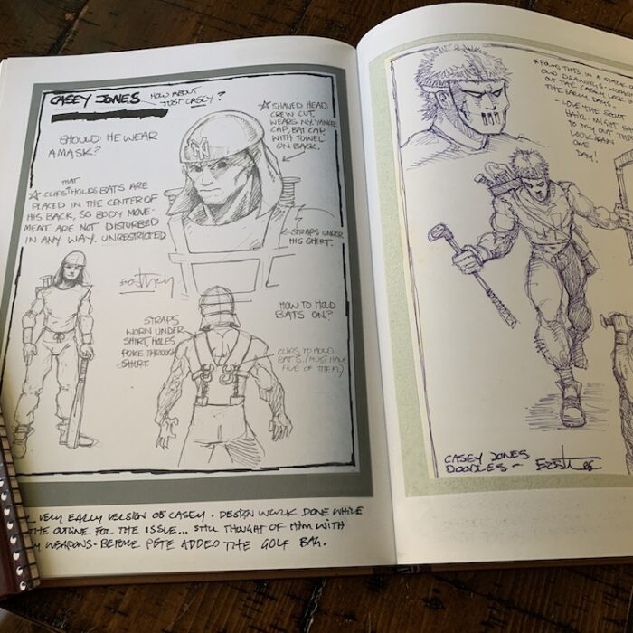 TMNT The Kevin Eastman Notebook Series: 2016 IDW Convention Exclusive with SIGNED tip-in-plate