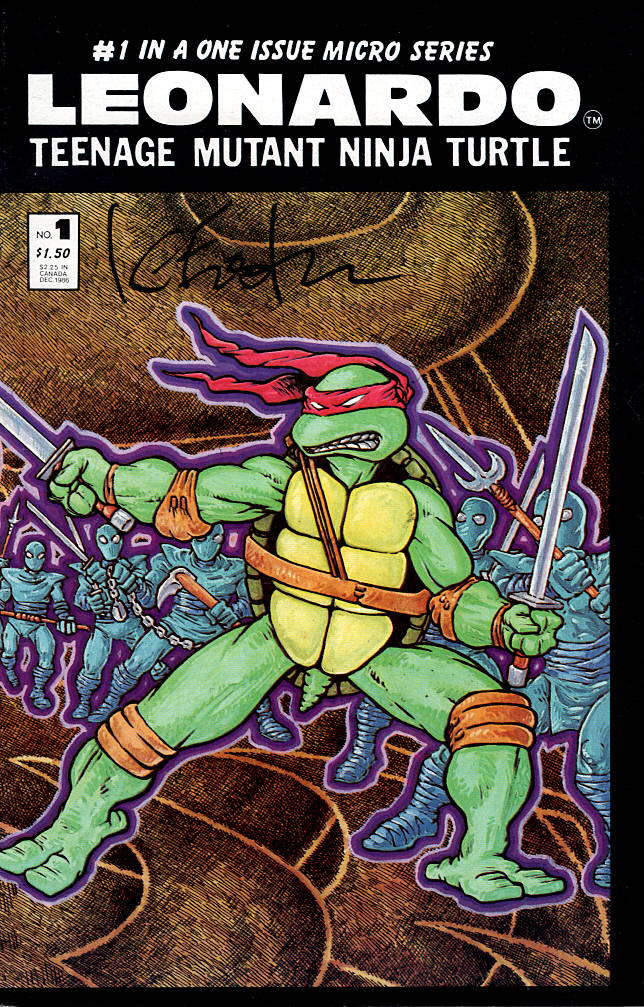 Leonardo: Teenage Mutant Ninja Turtle #1 In a One Issue Micro Series – Signed