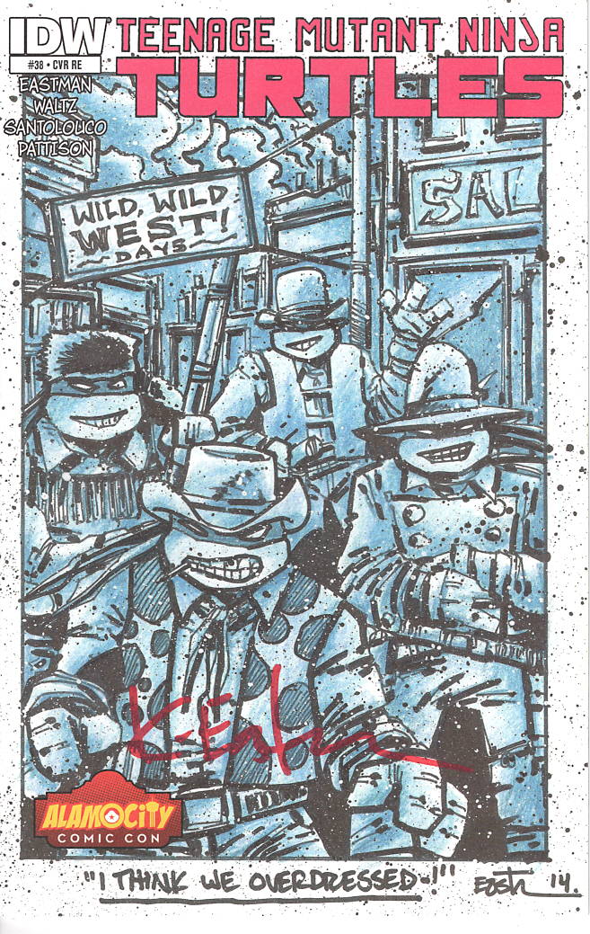 TMNT 38 Alamo City Comicon Variant – Signed by Kevin – Just found these