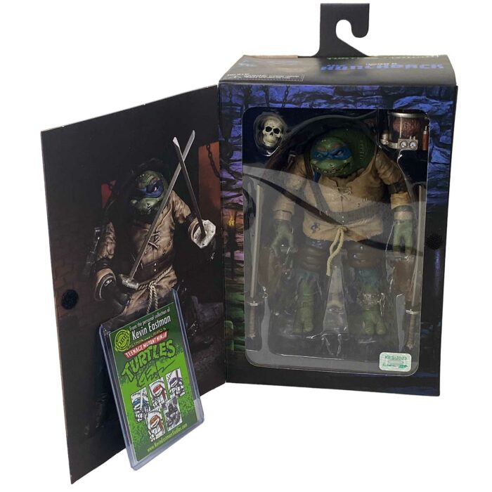 TMNT Universal Monsters Ultimate Leonardo as The Hunchback with Signed COA and Hologram Label