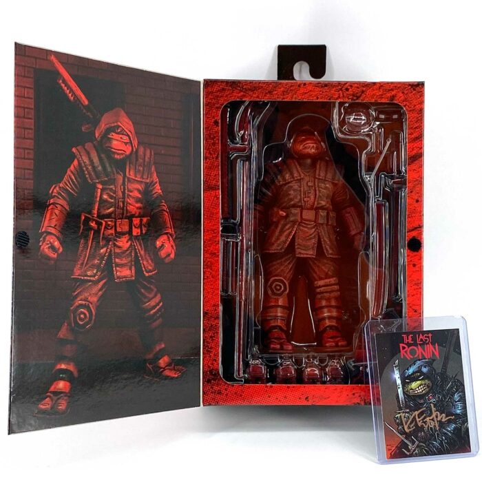 TMNT Ultimate The Last Ronin Red and Black with Signed COA and Hologram Label