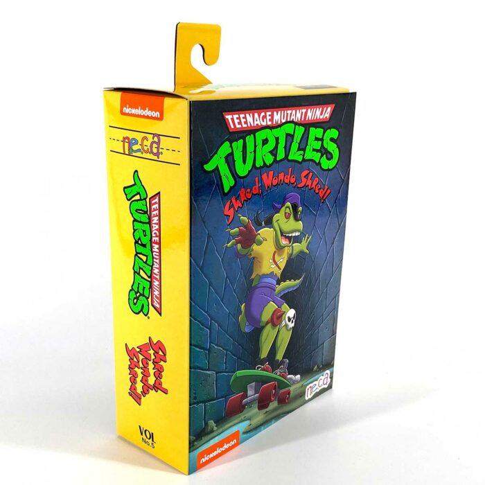 TMNT NECA Cartoon Mondo Gecko with Signed Headsketch and Hologram Label