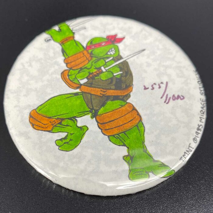 Vintage TMNT Hand Made Button Set (255/1000)