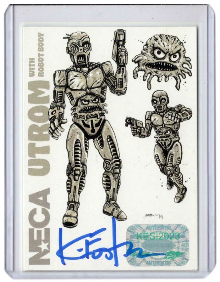 TMNT (Mirage Comics) UTROM – Eastman Designed with Stunning Signed Sketch and Hologram Label