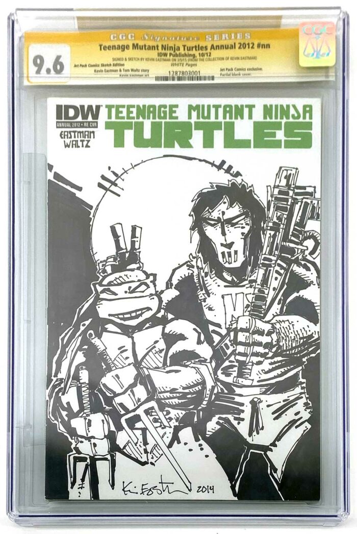 TMNT 2012 Annual Sketch Cover 9.6 Signature Series from Eastman Collection