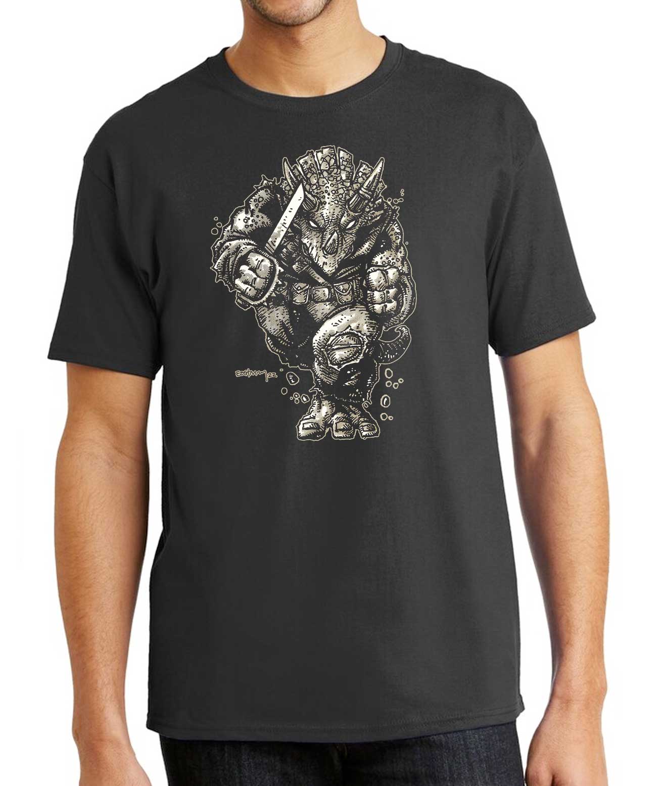 Eastman designed TMNT Mirage Comics Triceraton ZOG T-Shirt – Kevin ...