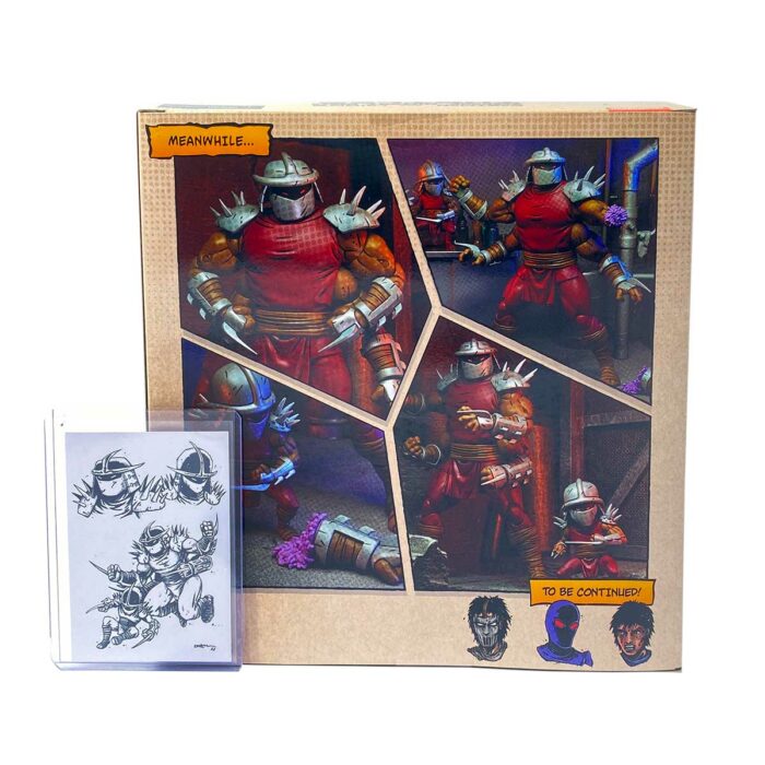 SIGNED – TMNT (Mirage Comics) Deluxe Shredder Clone – Eastman Designed  COA and Hologram Label