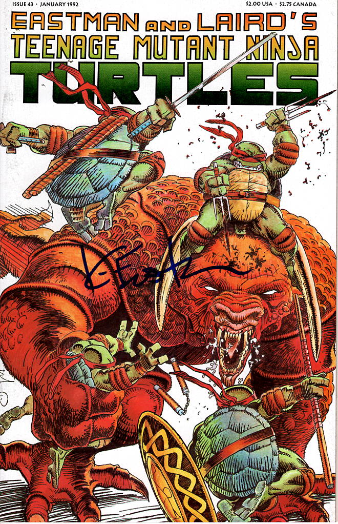 TMNT #43, First Printing January 1992 – SIGNED