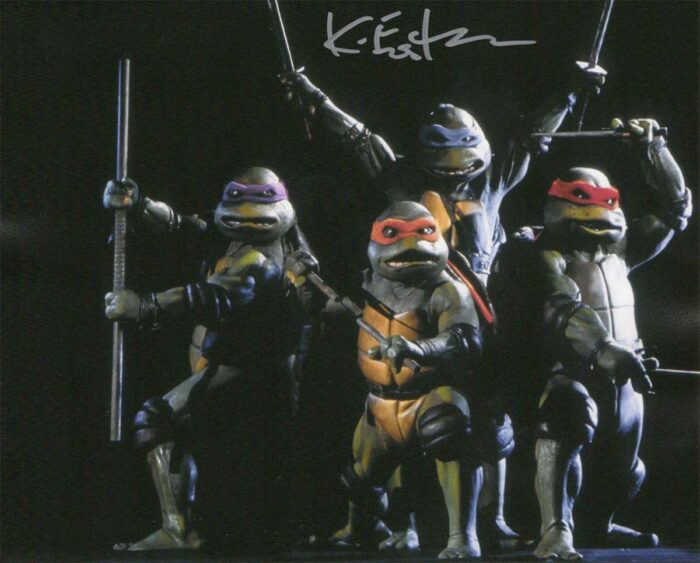 Kevin Eastman TMNT Movie signed 8×10 photo mini print