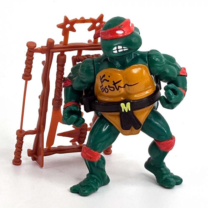 Michaelangelo – 1988 with weapons rack!