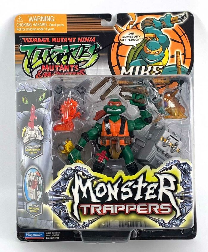 Playmates Toys 2005 TMNT Monster Trappers – Mike – SIGNED