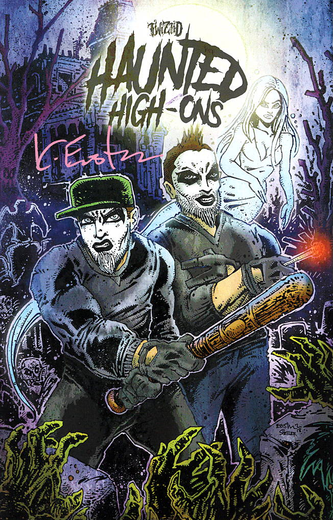 Twiztid Haunted High-Ons #1, Eastman Variant Signed – 2nd Printing