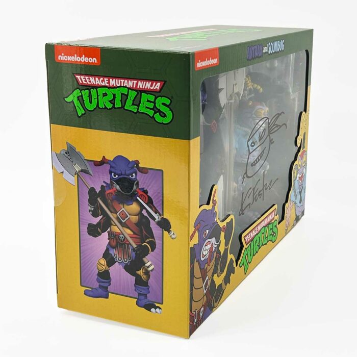 NECA TMNT Antrax and Scumbug Signed with Headsketch