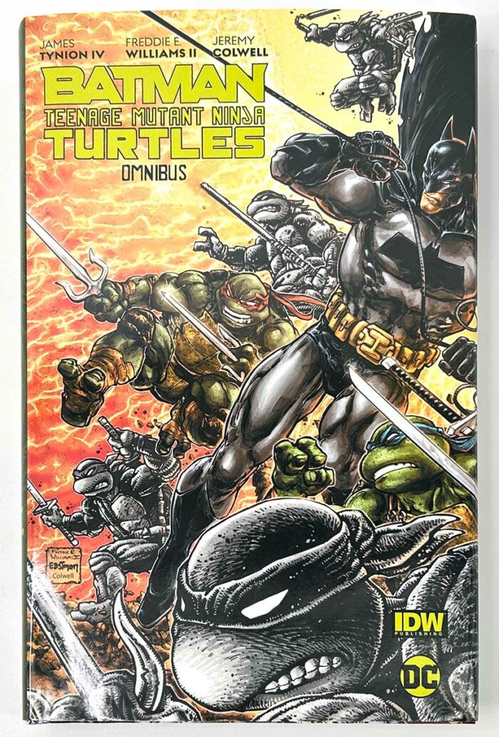 Batman Teenage Mutant Ninja Turtles Omnibus – Signed with STUNNING Bat/TMNT Remarque – BACK IN STOCK!!!