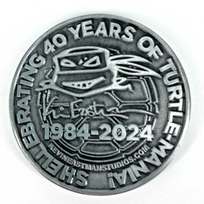 TMNT 40 Years – 1984-2024 – Kevin Eastman Studios Exclusive Commemorative Coin