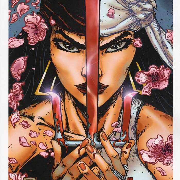 ELEKTRA – Black White and Blood – Signed Print