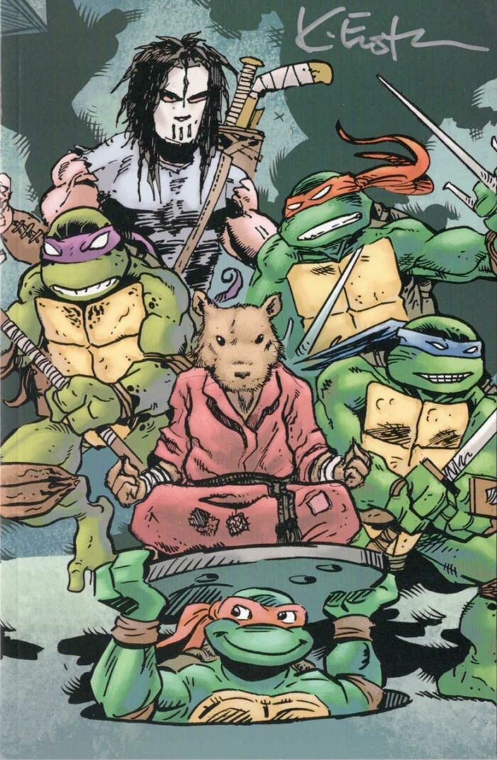 TMNT #100 Mirage Jam Cover A Variant – SIGNED by Eastman