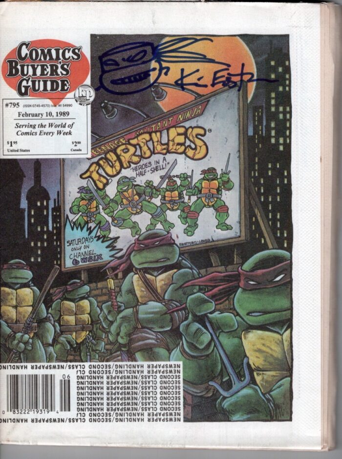 Comics Buyer’s Guide, Issue #795 – Special Turtles Issue – SIGNED