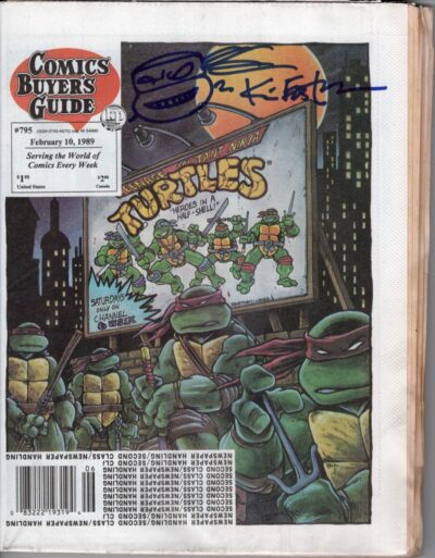Comics Buyer's Guide, Issue #795 - Special Turtles Issue - SIGNED - Image 3