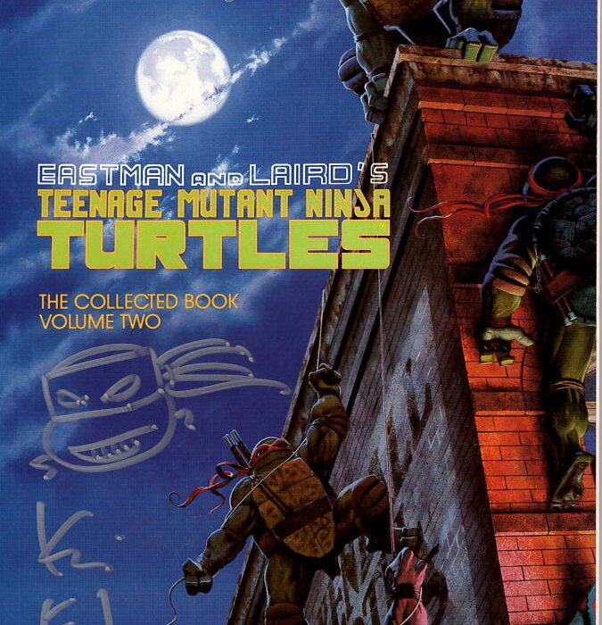 Teenage Mutant Ninja Turtles: The Collected Book 2 – SIGNED with Turtle Headsketch