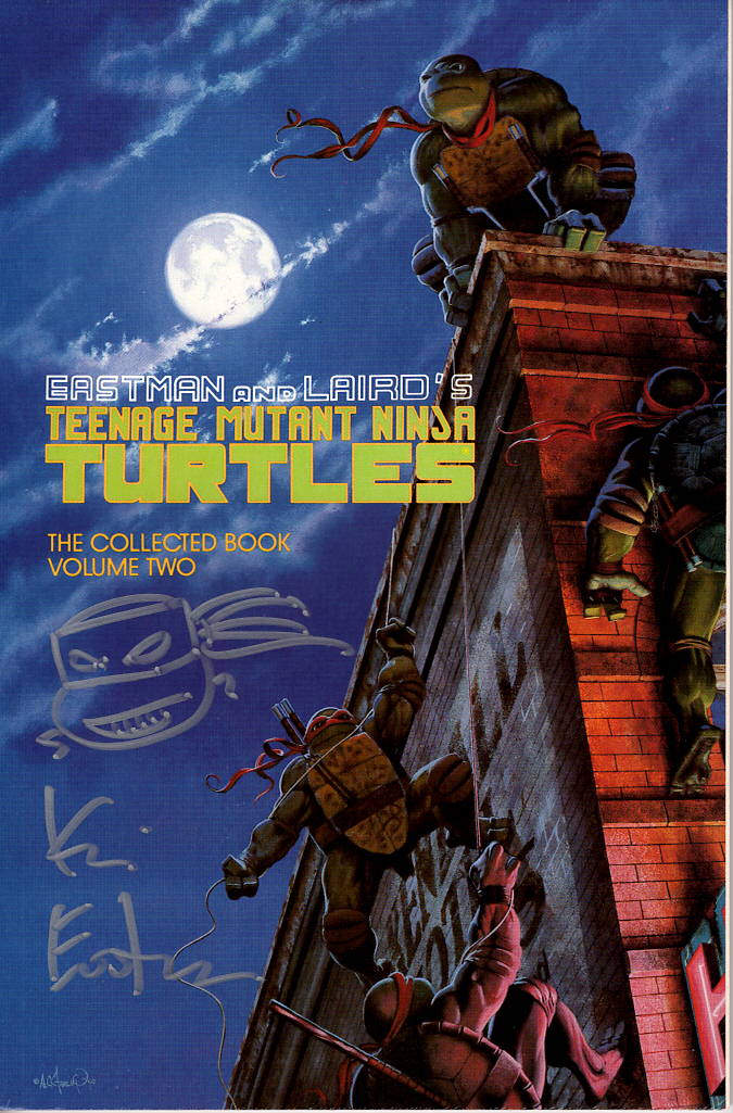 Teenage Mutant Ninja Turtles: The Collected Book 2 – SIGNED with Turtle Headsketch
