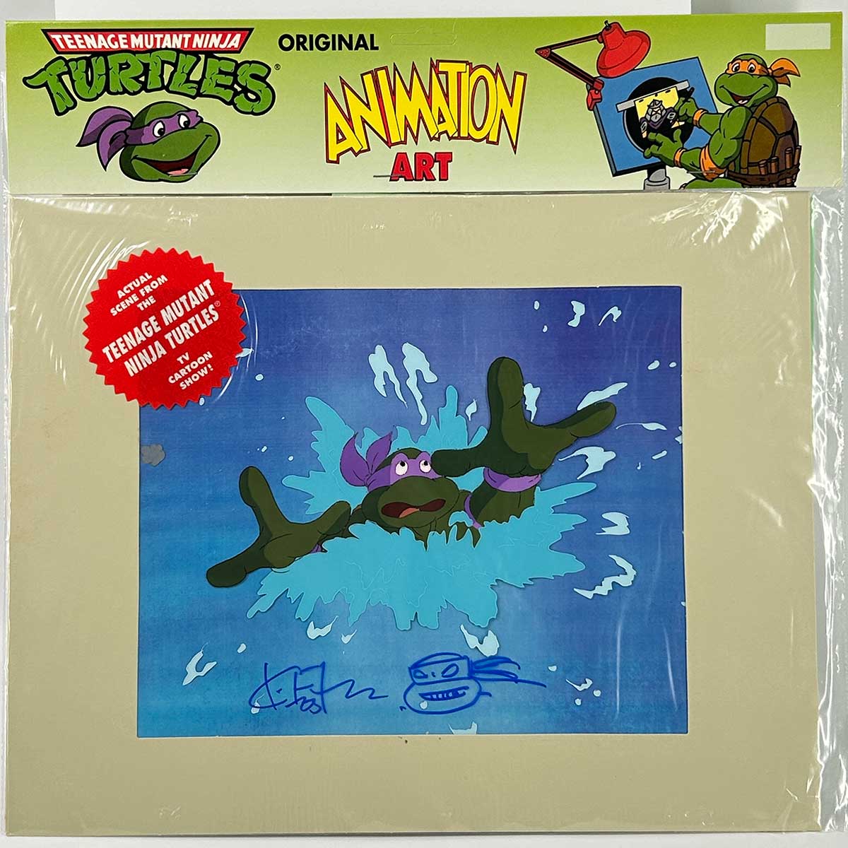 Read more about the article SIGNED – Original TMNT Animation Cels Make Ideal Gifts