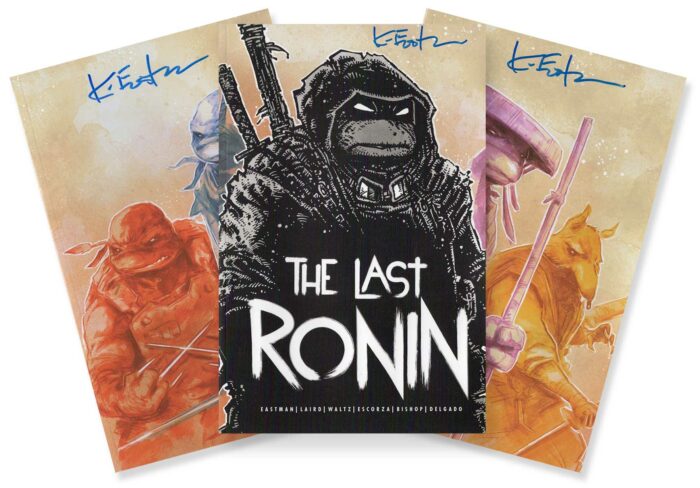 Last Ronin #1 SDCC Special Edition Interconnecting Set – Signed by Kevin with collectible button