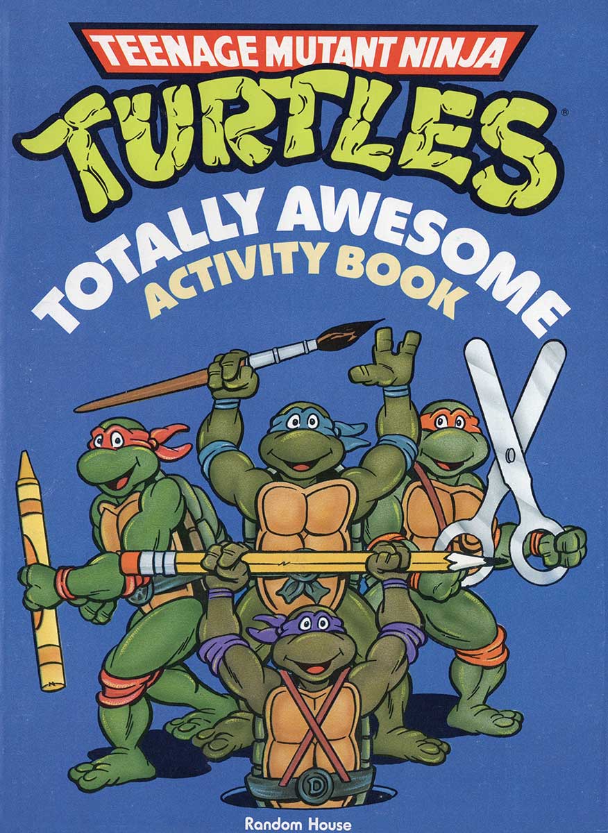 TMNT TOTALLY AWESOME  Activity Book with Illustrations by Mirage Legends, Lawson and Berger
