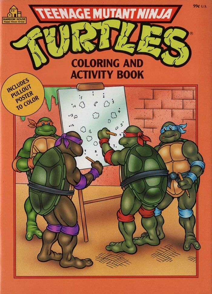 TMNT Coloring and Activity 4 Book Cowabundle