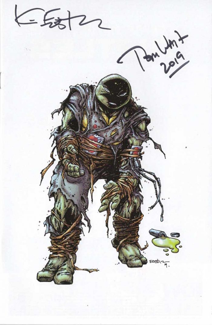 TMNT 95 Fan Club Virgin Variant Signed by Eastman and Waltz