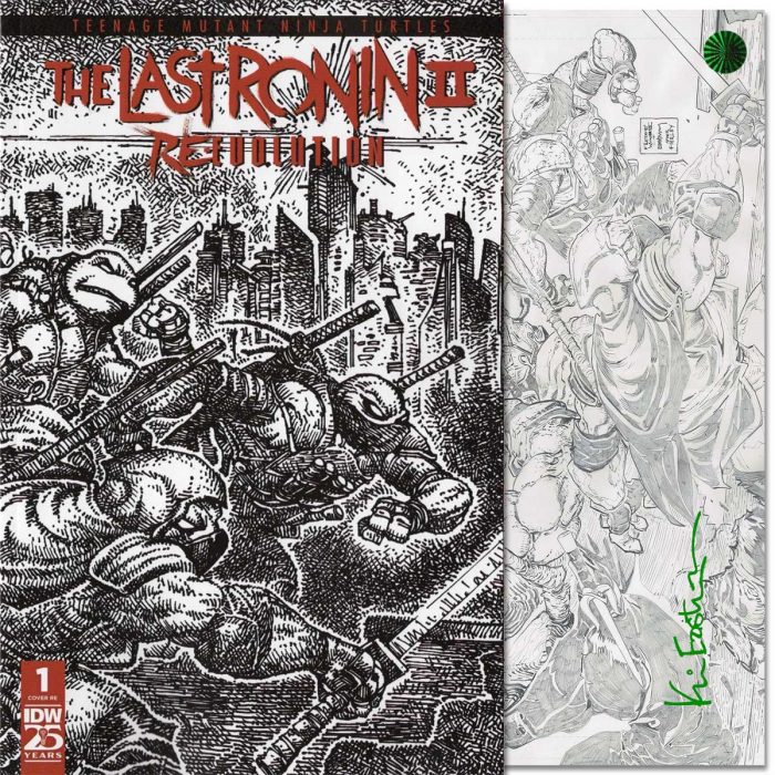 The LAST RONIN II Re-Evolution – Eastman Studios Fan Club Variant with Signed Tip-In-Plate B/W limited edition