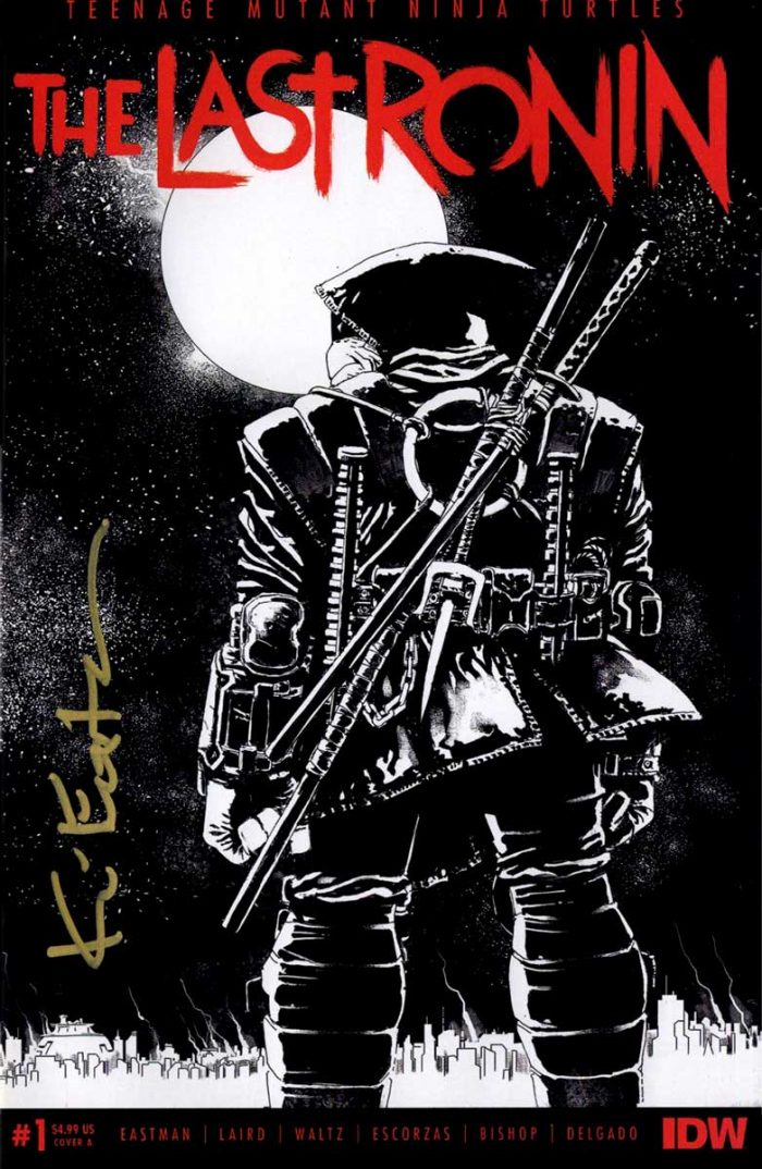 The Last Ronin #1 (Reissue) IDW B/W – SIGNED by Kevin