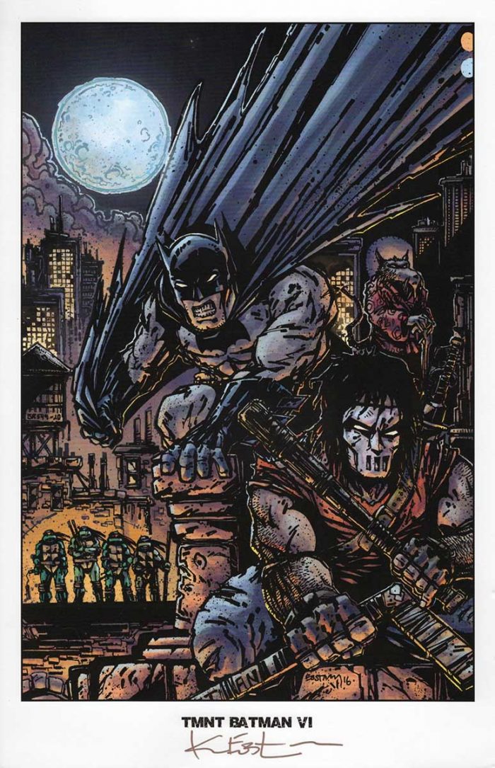 TMNT Batman VI – Signed Print – Back In Stock