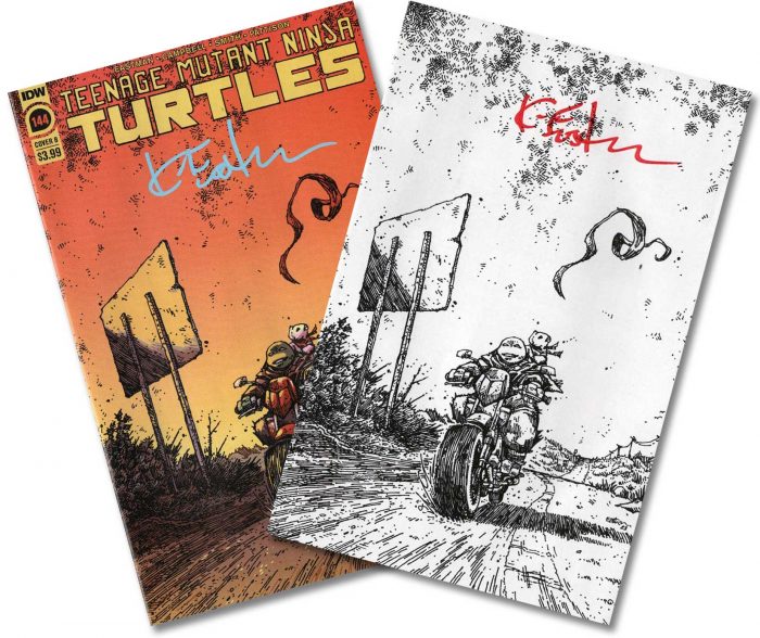 TMNT Issue 144 Set of 2 Covers – Stunning Art – SIGNED