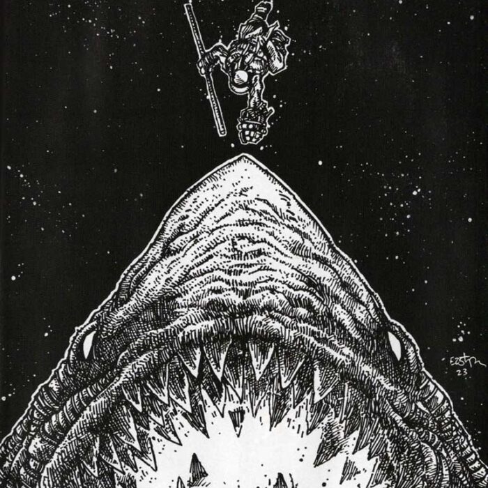 TMNT Issue 145 Cover art by Kevin Eastman 1:50 Edition SIGNED