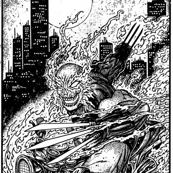 HELLVERINE 2024 Art Original Art SIGNED