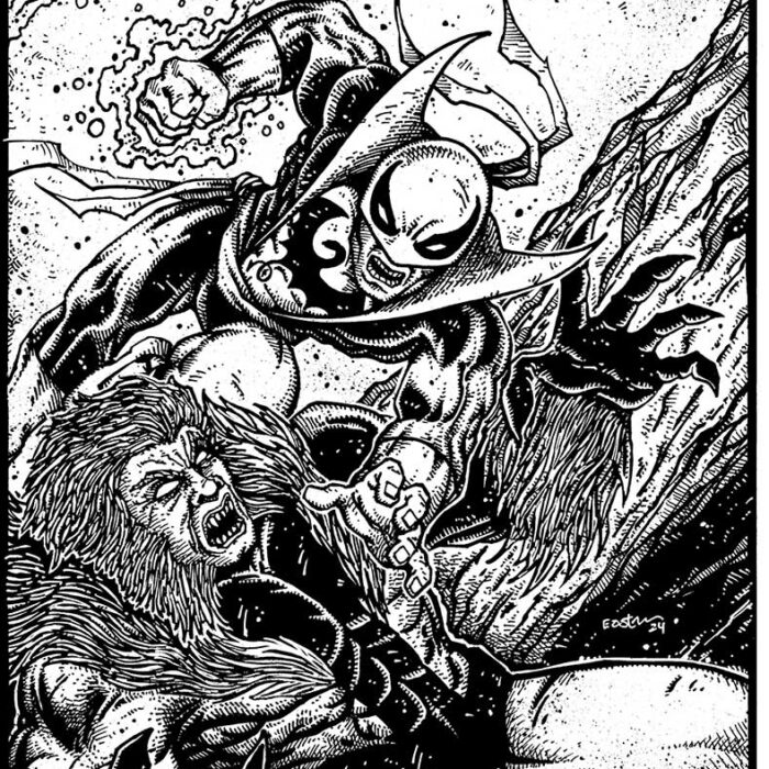 IRON FIST 50th Anniversary 2024 Art Original Art SIGNED