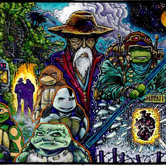 TMNT Last Ronin Lost Years Issue 2 Wraparound Cover