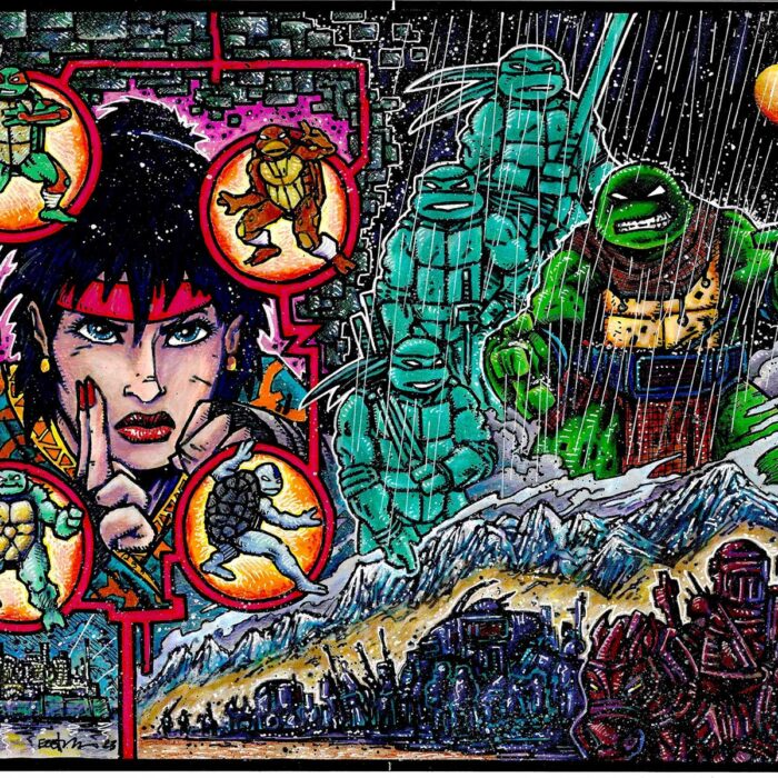 TMNT Last Ronin Lost Years Issue 3 Wraparound Cover