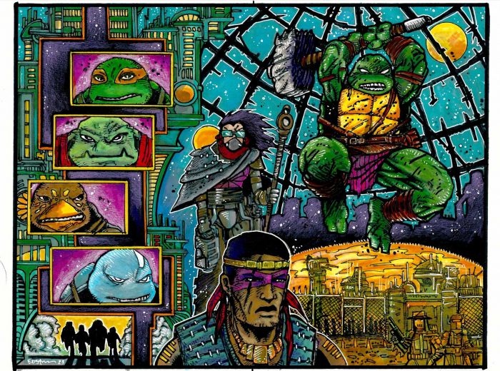 TMNT Last Ronin Lost Years Issue 4 Wraparound Cover