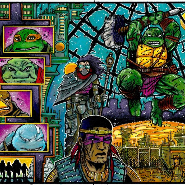 TMNT Last Ronin Lost Years Issue 4 Wraparound Cover