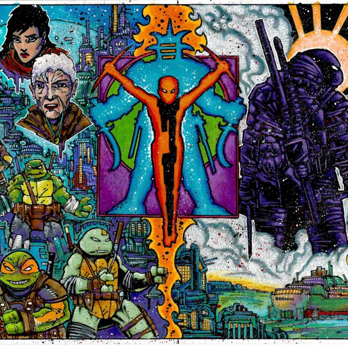 TMNT Last Ronin Lost Years Issue 5 Wraparound Cover