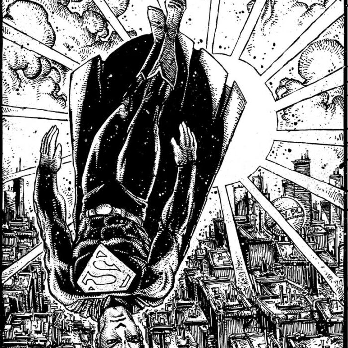 SUPERMAN Red And Blue – 2021 Cover Art by Eastman