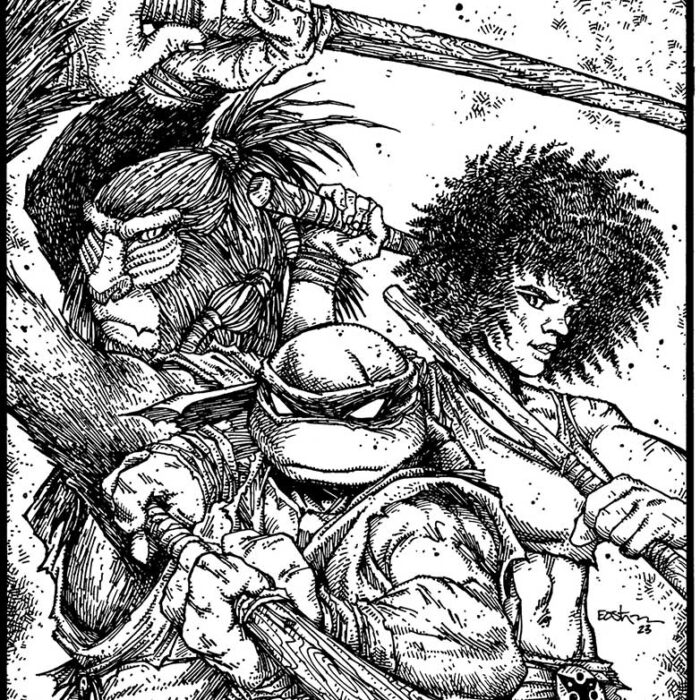 TMNT Issue 143 Stunning Original Art