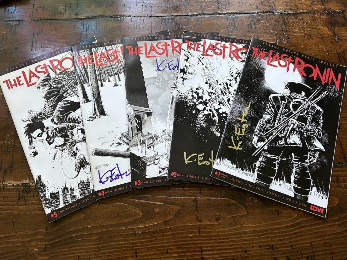 The Last Ronin #1 (Reissue) IDW B/W SET – SIGNED by Kevin