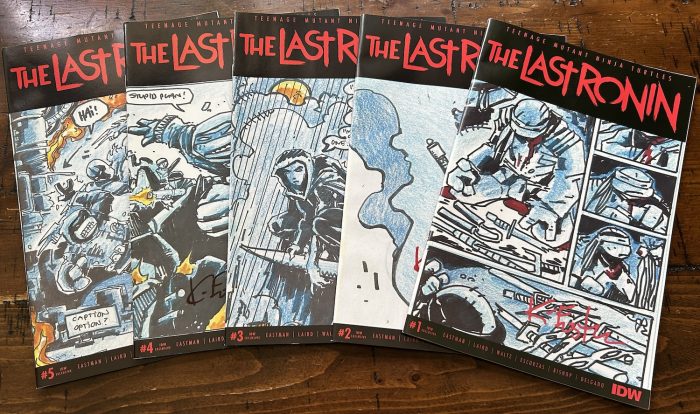 The Last Ronin #1 (Reissue) Layouts SET – SIGNED by Kevin