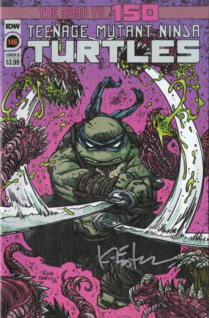 TMNT 146 Cover B Eastman 1:50 Variant Signed a Two Signed Book Deal